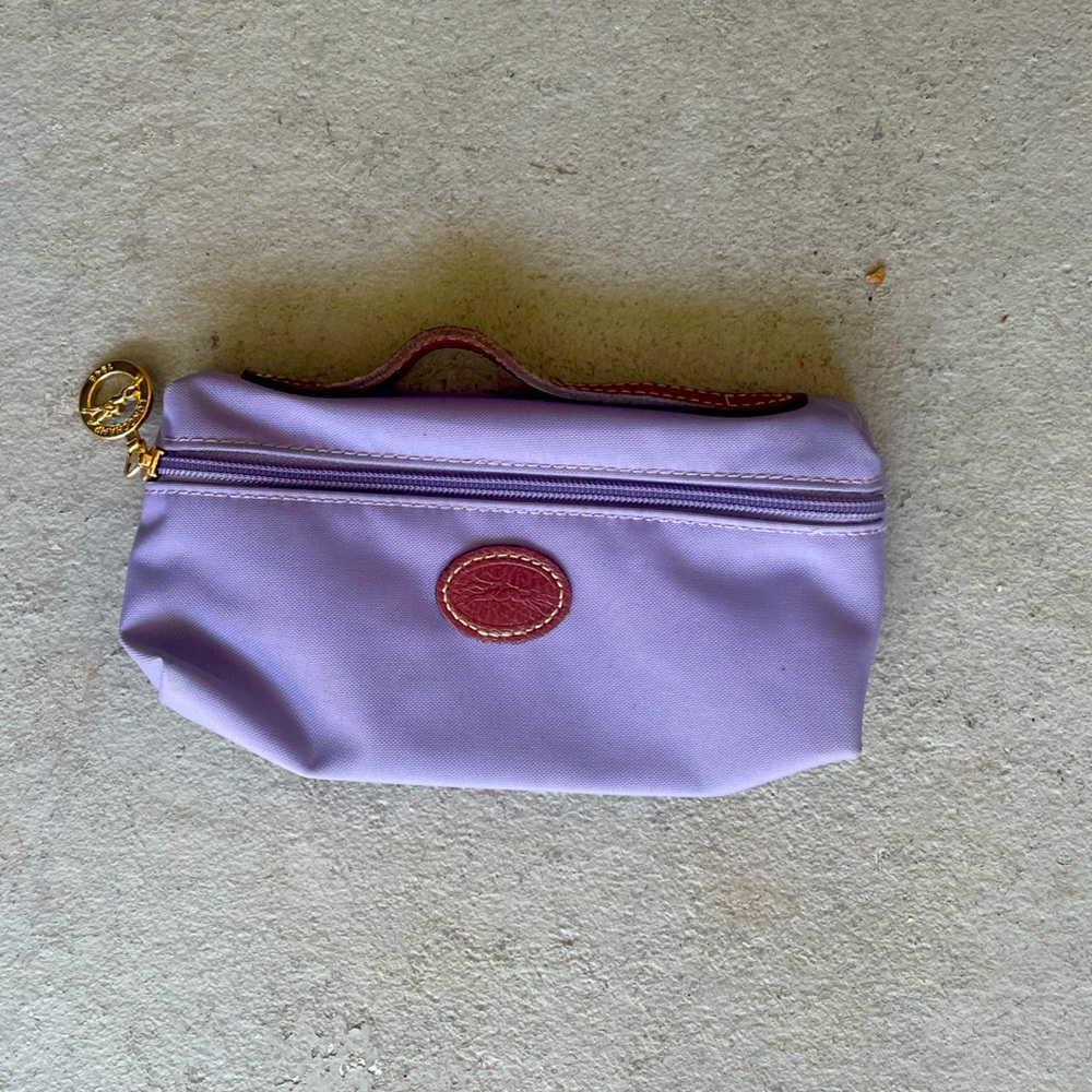 Longchamp Small Nylon Accessory Case (4”x8”)